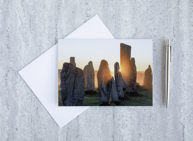 Sunrise at Callanish I Blank Card