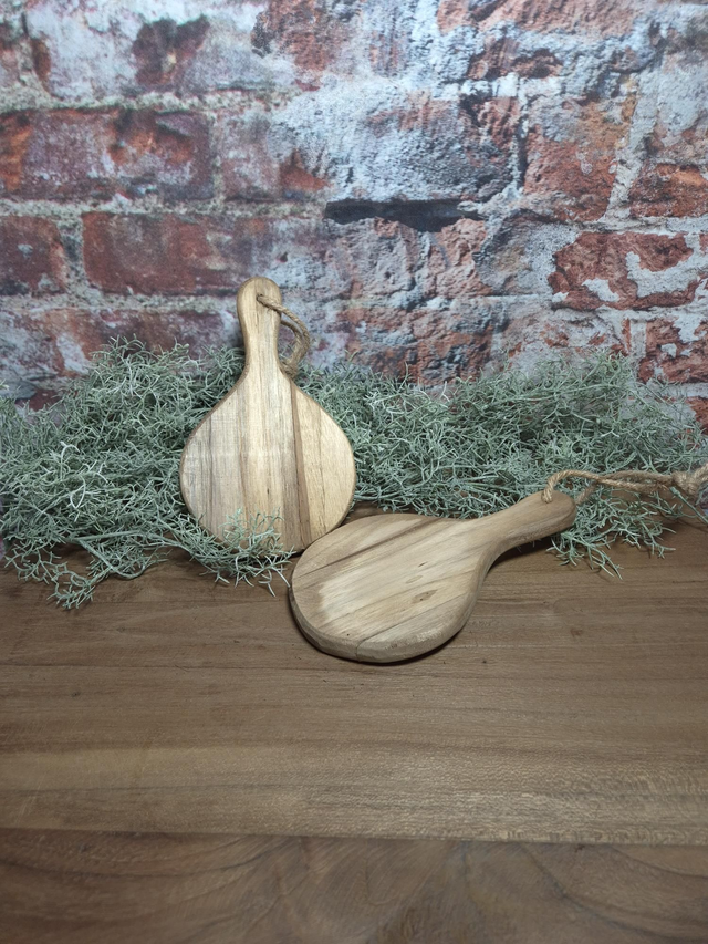 Rond plankje met touw