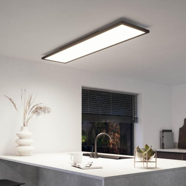 Philips Hue Lampe suspendue Ambiance blanche Aurelle 120 x 30 cm Noir