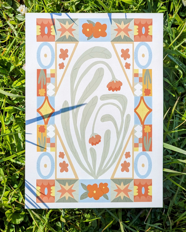 Print - Flower power (défauts)