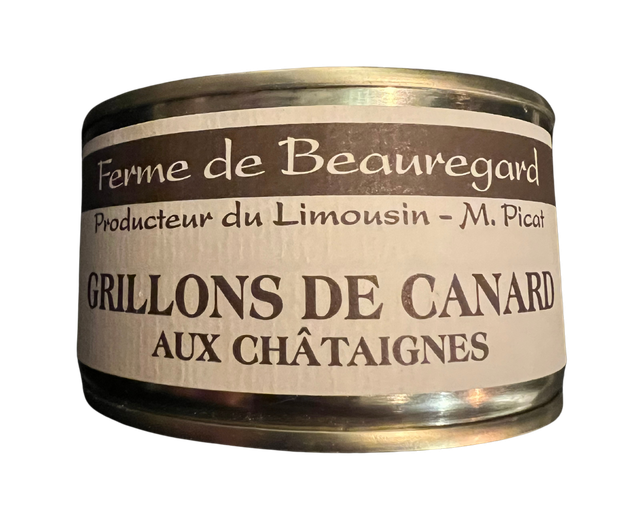 Grillons de canard aux châtaignes 180 g