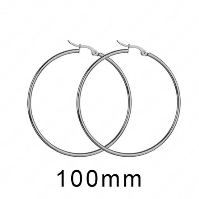 Over-Sized Hoop Earrings