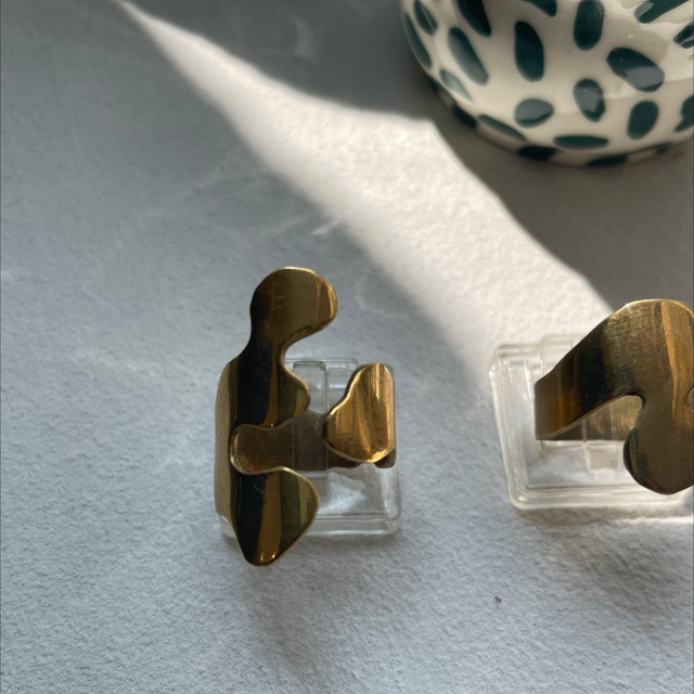 Bague dorée - Lise 