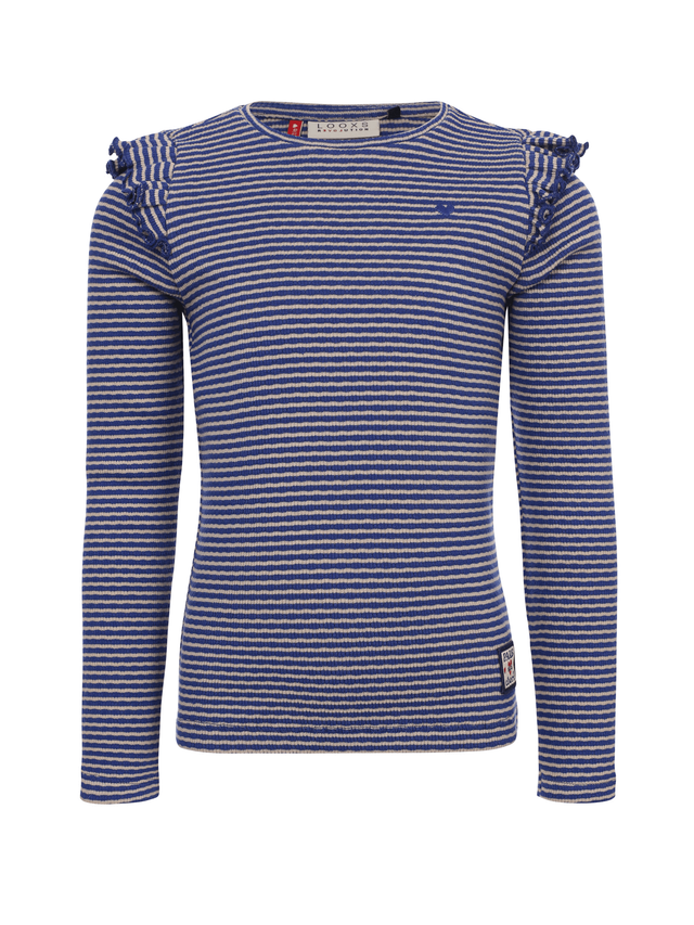 Looxs Check striped longsleeve