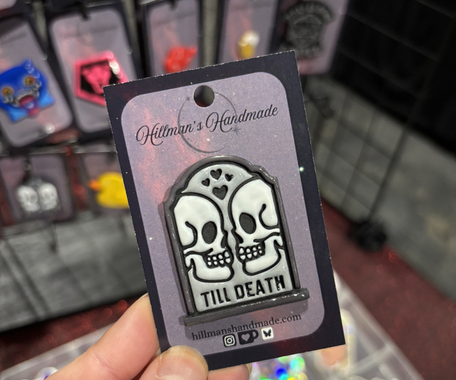 Till Death Pin Badge