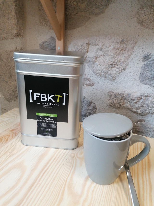 The Blanc Earl Grey Timut Vanille Bourbon. Prix Pour 100g 