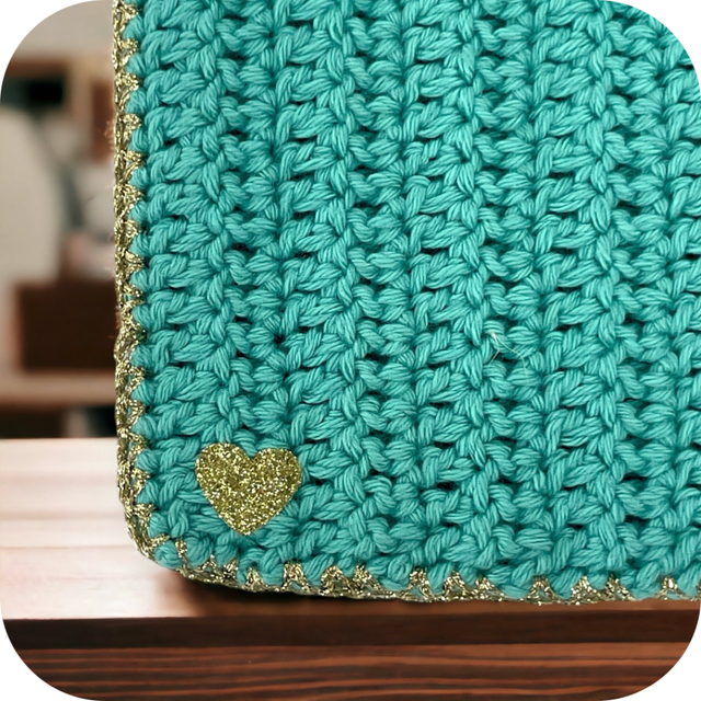 Manique bleu turquoise 