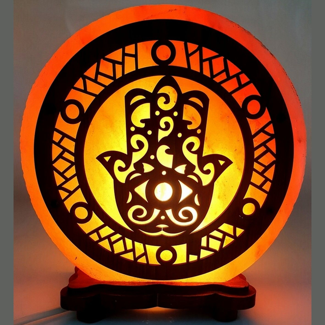 "Main de Fatima" - Lampe de sel à frame 5 kg