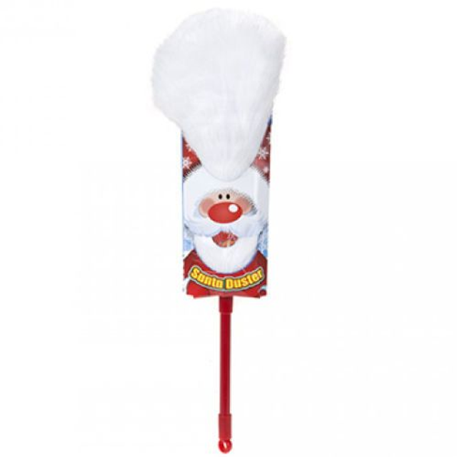 Small Santa Duster On Stick