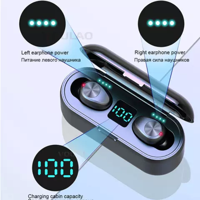 Écouteurs sans fil f9 tws 5.1
