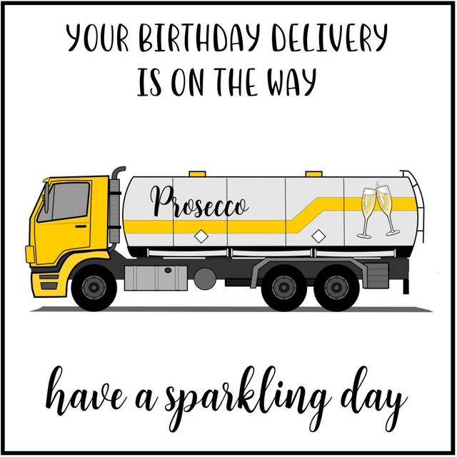 103 - GIGGLE CARD AP -DELIVERY PROSECCO