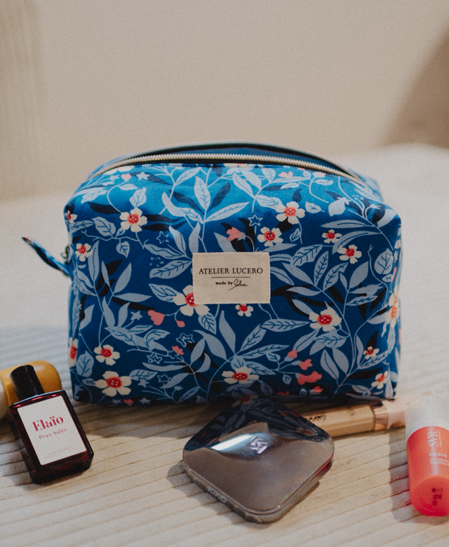 Trousse vanity - La nuit en bleu 