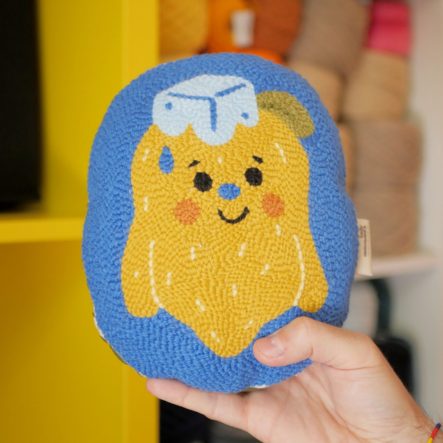 Mini coussin déco | Citron Glacé