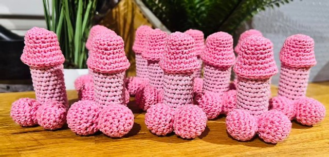 Crochet Penis lip balm