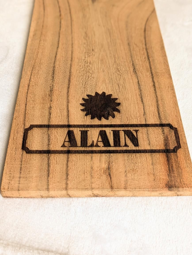 Planche a découper - Personnalisé avec le prénom 