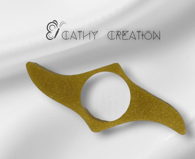 Bague de lecture dorée 