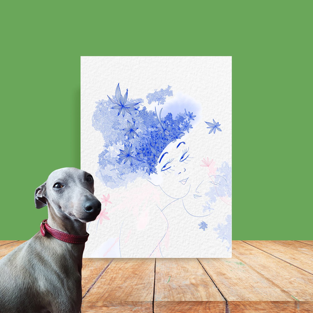 Jeune Fille aux Fleurs