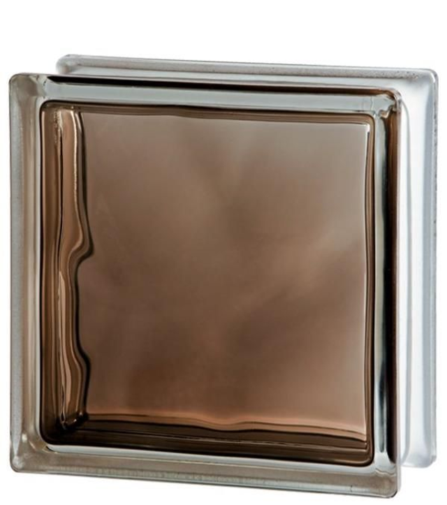 Brilly Bronze Colour Injected Glass Block 