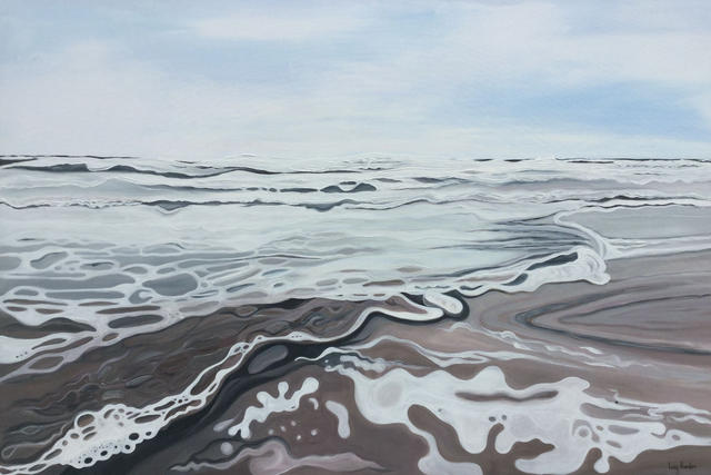 LB18 Tywod by Lucy Burden, 150 x 100cm Acrylic on Canvas