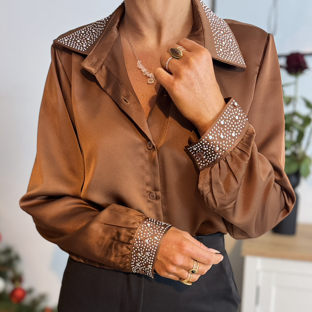 Chemise vita chocolat 