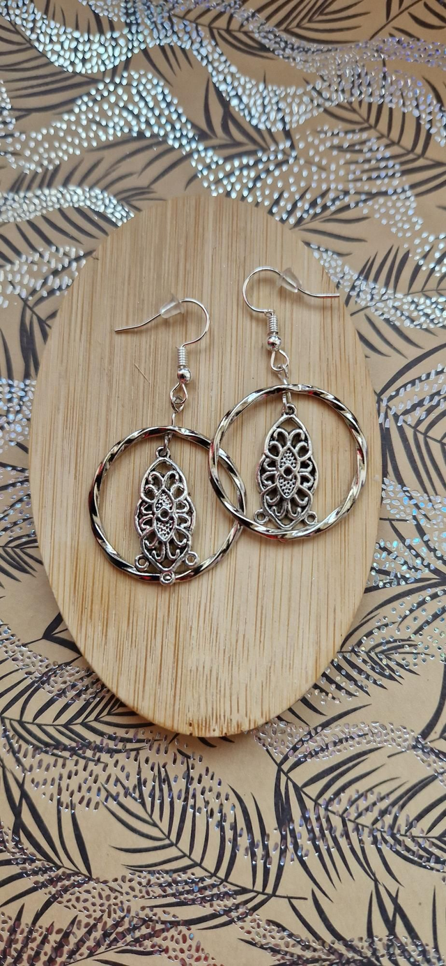 Boucles d'oreilles filigrane 