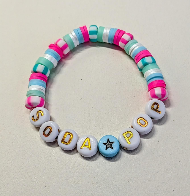 K-Pop Soda Pop Beaded Stretch Bracelet