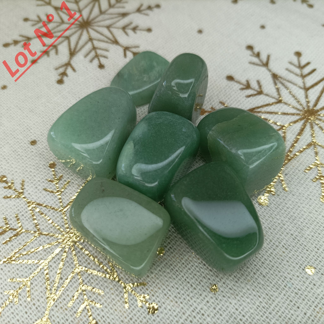 Aventurine Verte / Pierres Roulées / Lot N° 1