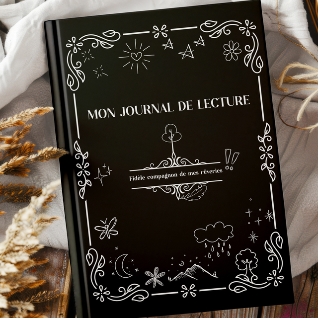 Journal de lecture 2 ans - Noir