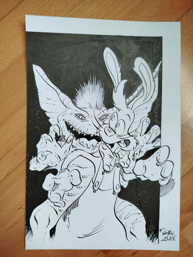 Gremlins vs Roger Rabbit fan art