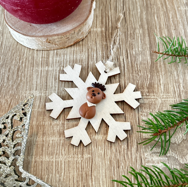 Suspension de Noël flocon de neige