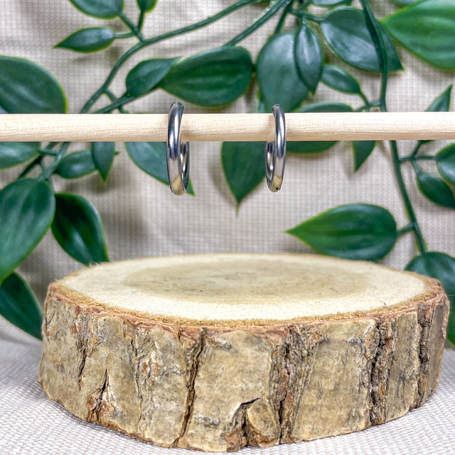 Créoles argentées - Taille S