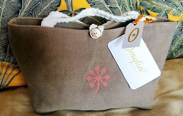 Organisateur de sac en lin recyclé