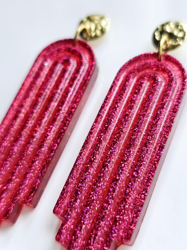 ARTY fines paillettes fuchsias