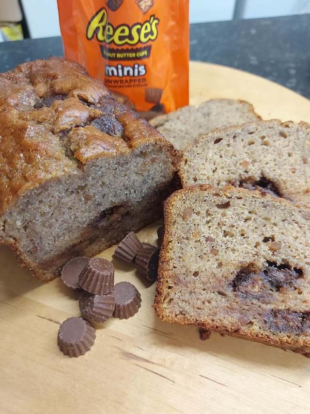 Banana Peanut Butter Loaf 