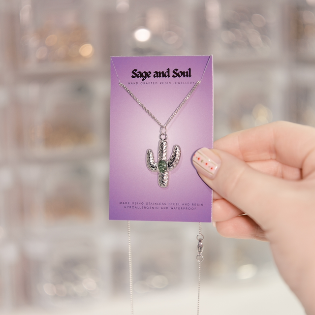 Sale - Cactus Necklace