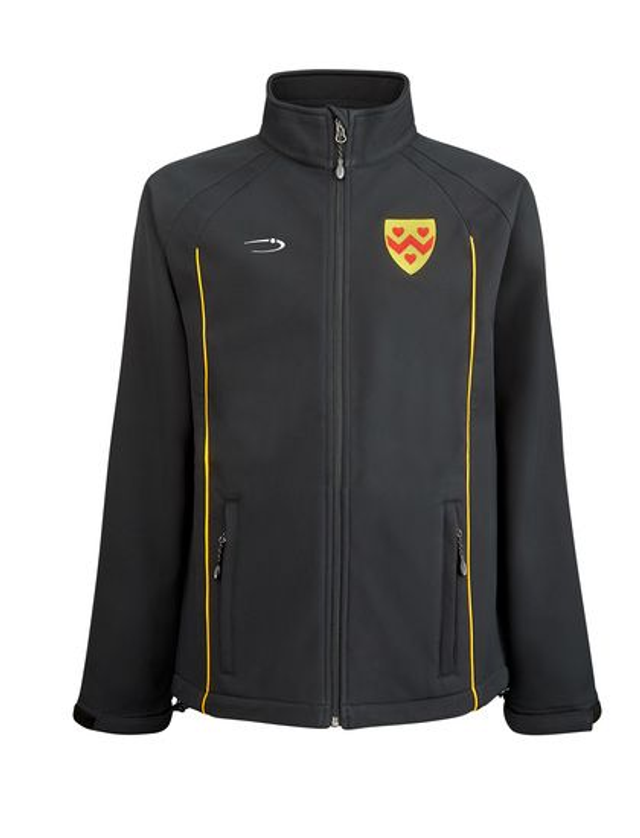 Second Hand Unisex Black Crested Soft Shell Jacket