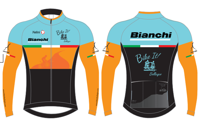 Bikeit! Bellagio Long Sleeve Spring/Fall Jersey