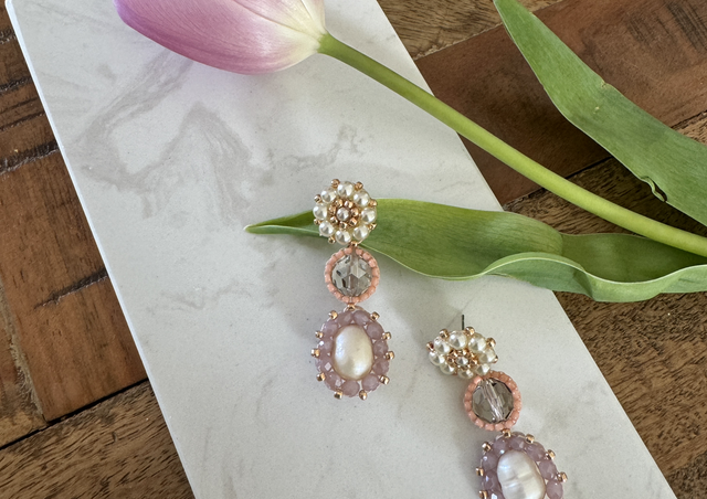 Malia Pearl - lavendel/rosa