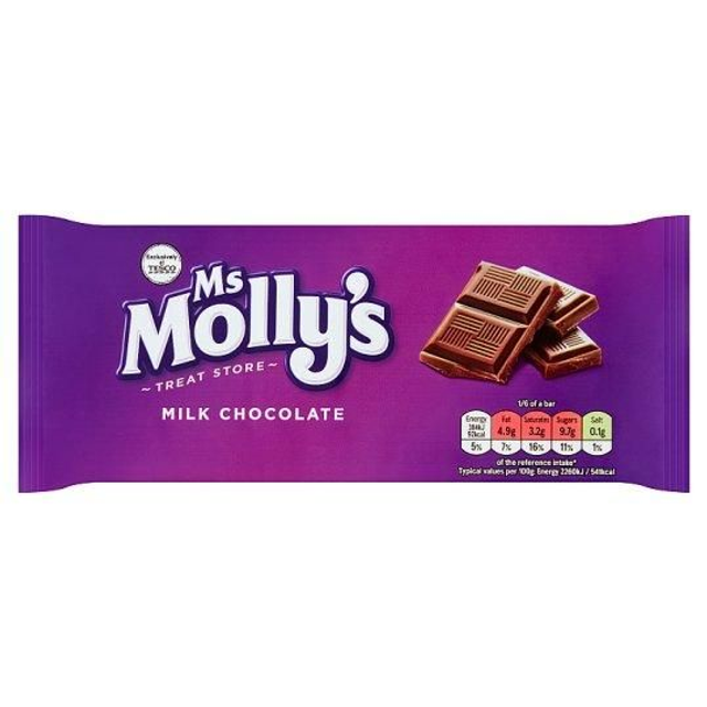 Ms Molly's Milk Chocolate 100g