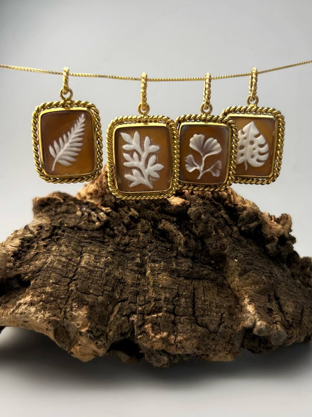 Pendente Cammeo Botanico