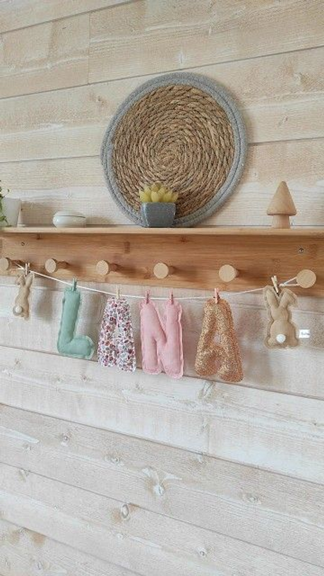 Guirlande prénom modèle LANA