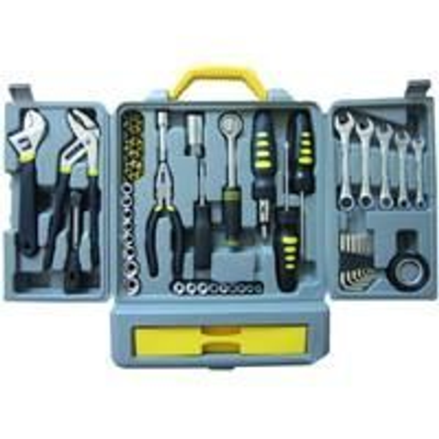 Set assortimento utensili 102 pz in valigetta blinky