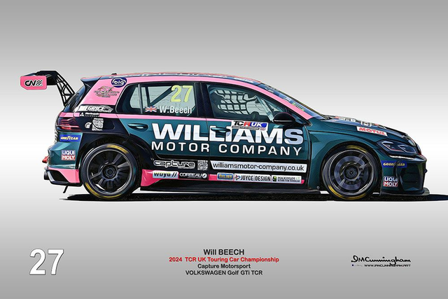 C241106 VW GOLF TCR 24 CAPTURE #27 WBEECH Snetterton CAP