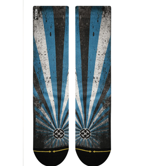 Merge4 - Rising Sun Blue Crew Socks