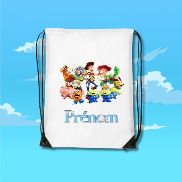 Sac Cordon Toy Story Prénom