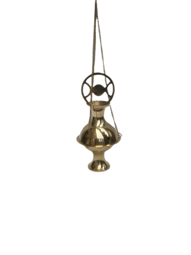 Metal Incense Burner Triple Moon Design