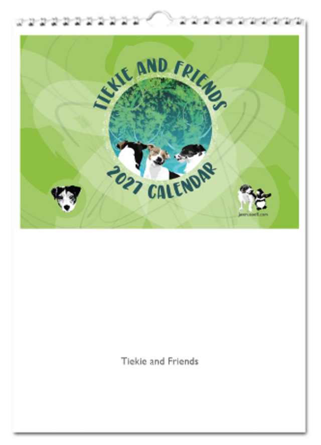A4 Tiekie and Friends 2027 Calendar