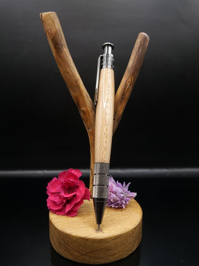 Stylo Ribbed clic Platane