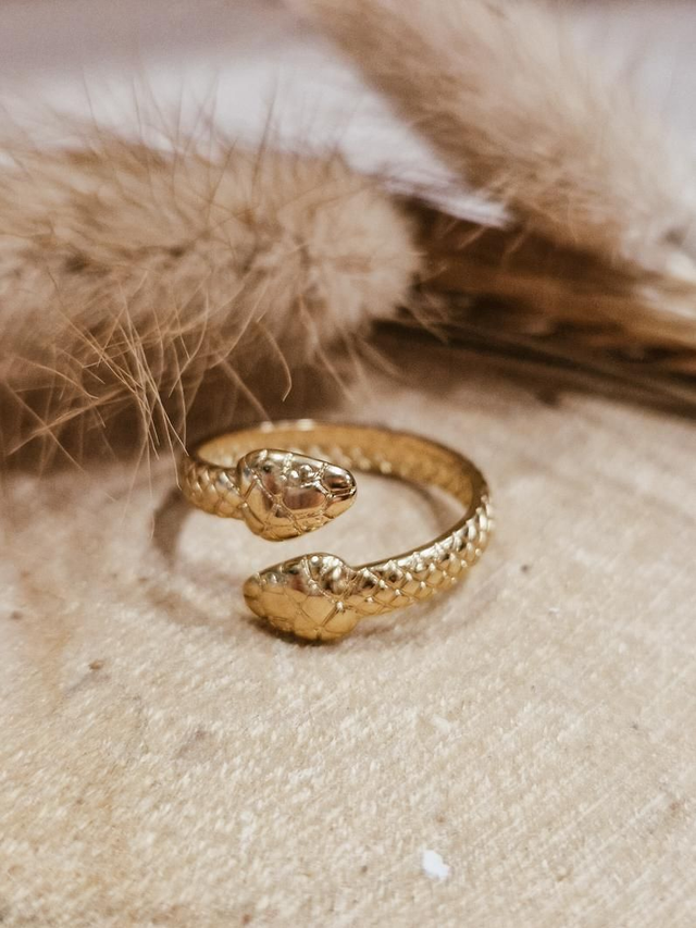 Bague "Serpent" - Petit modèle doré