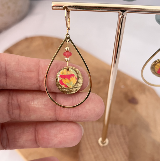 Boucles d’oreilles acier inoxydable